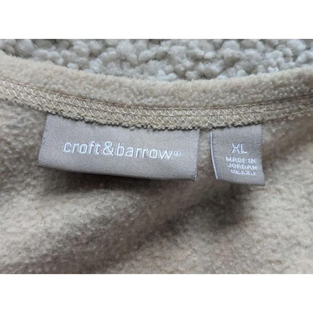 Croft & Barrow Cottagecore Zip Up Sz XL